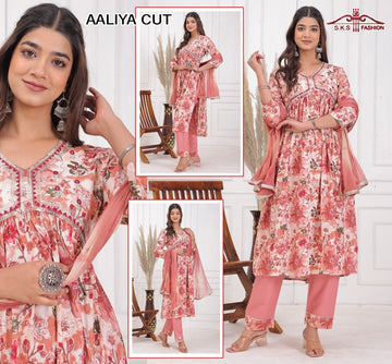 Premium Quality Alia Cut Pink