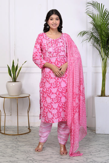 Best Quality Kurti Pant Dupatta Set