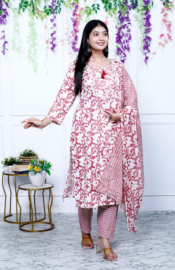 Best Quality Kurti Pant Dupatta Set