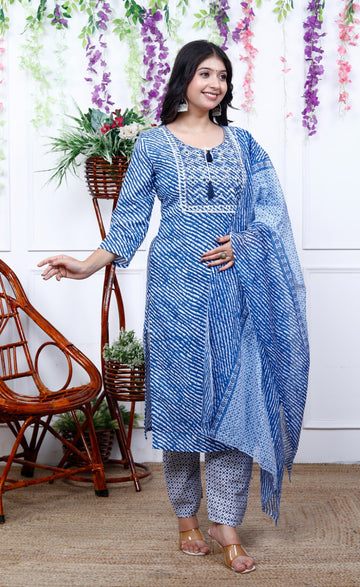 Best Quality Kurti Pant Dupatta Set