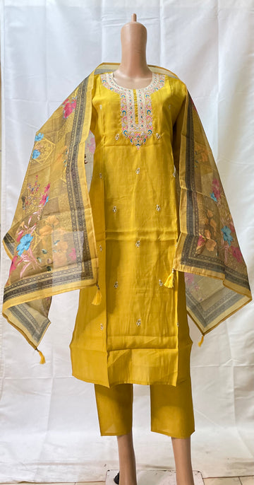 Roman Silk Heavy Party Wear Suit