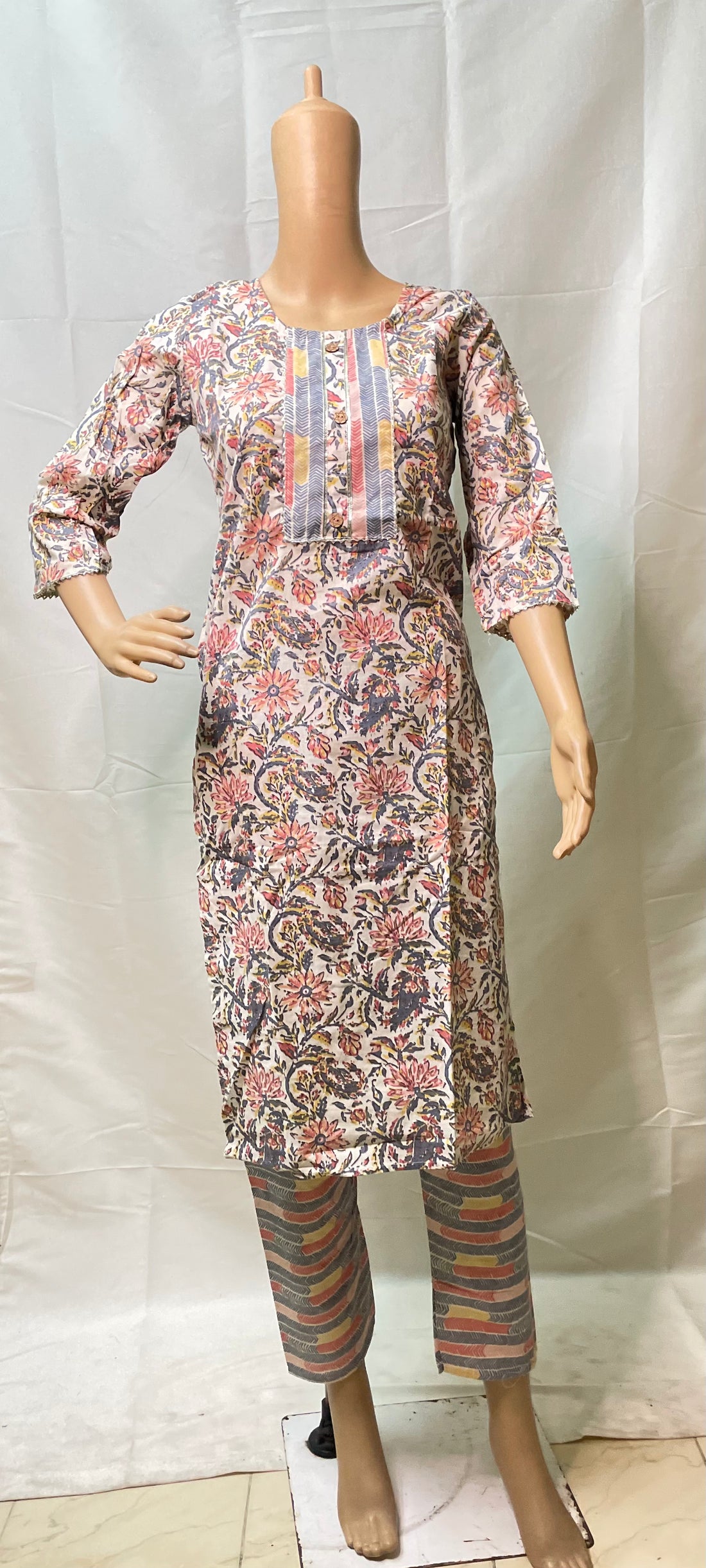 Premium Cotton Kurti Pant Set