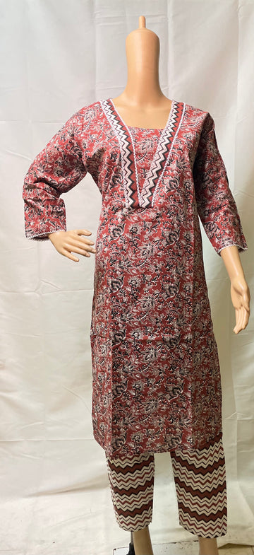 Premium Cotton Kurti Pant Set